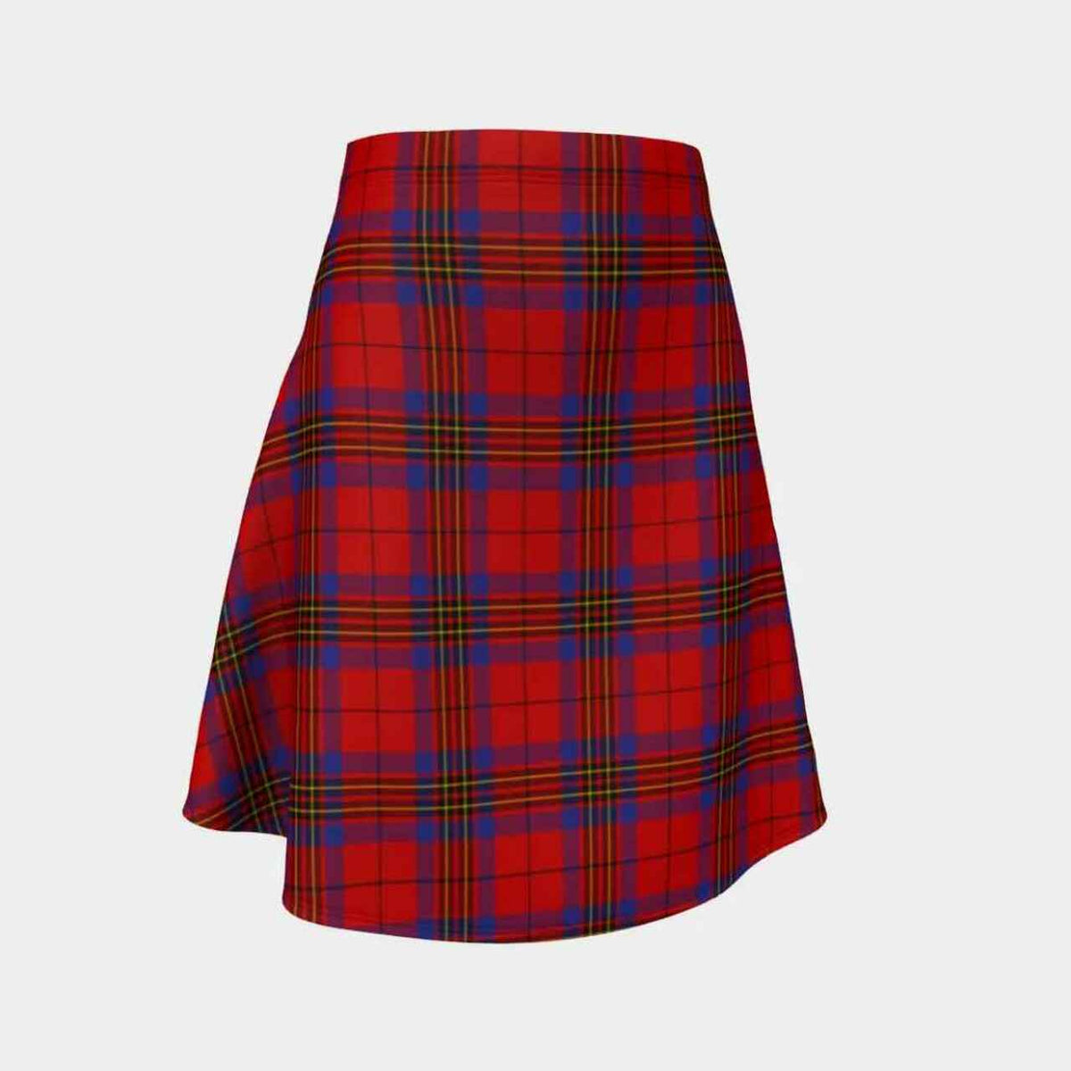 Leslie Modern Tartan Flared Skirt