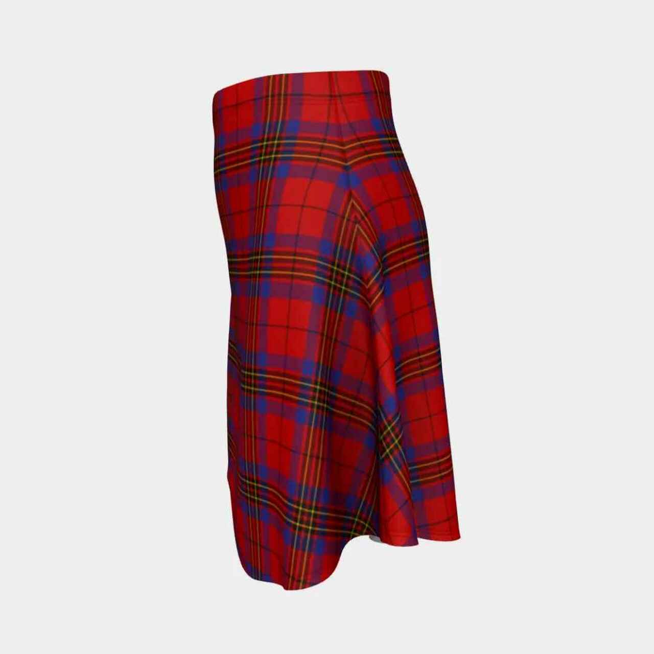 Leslie Modern Tartan Flared Skirt