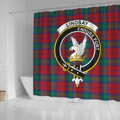 Lindsay Tartan Crest Shower Curtain