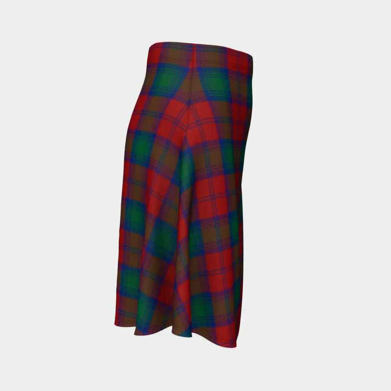 Lindsay Modern Tartan Flared Skirt