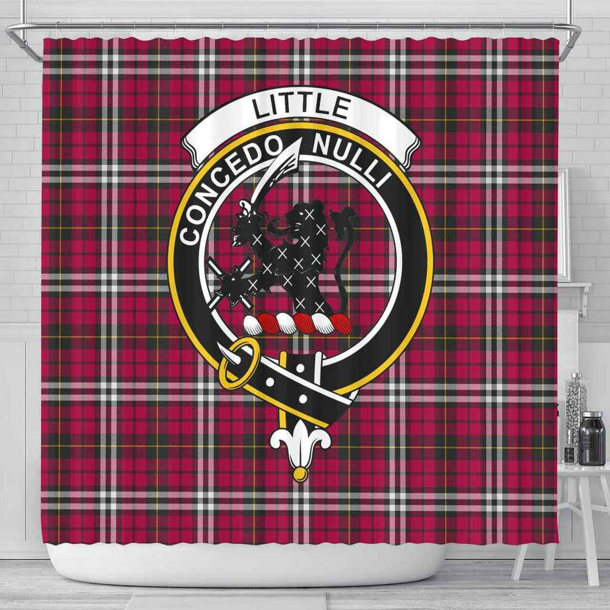 Little Tartan Crest Shower Curtain