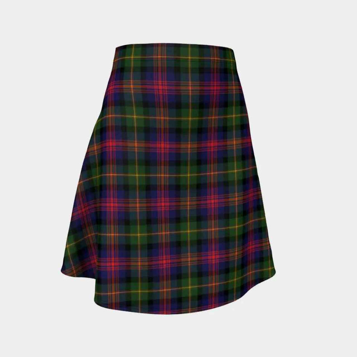 Logan Modern Tartan Flared Skirt