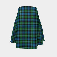 Lyon Tartan Flared Skirt