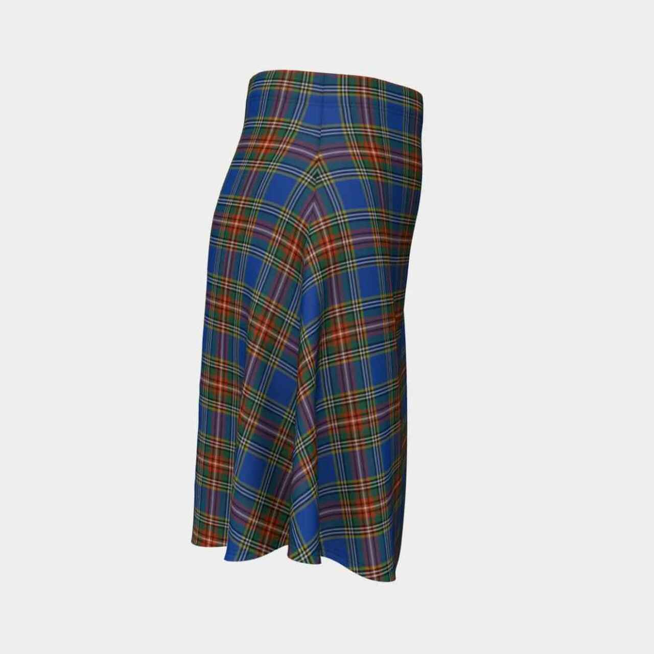 MacBeth Ancient Tartan Flared Skirt