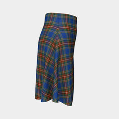 MacBeth Ancient Tartan Flared Skirt