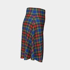 MacBeth Modern Tartan Flared Skirt