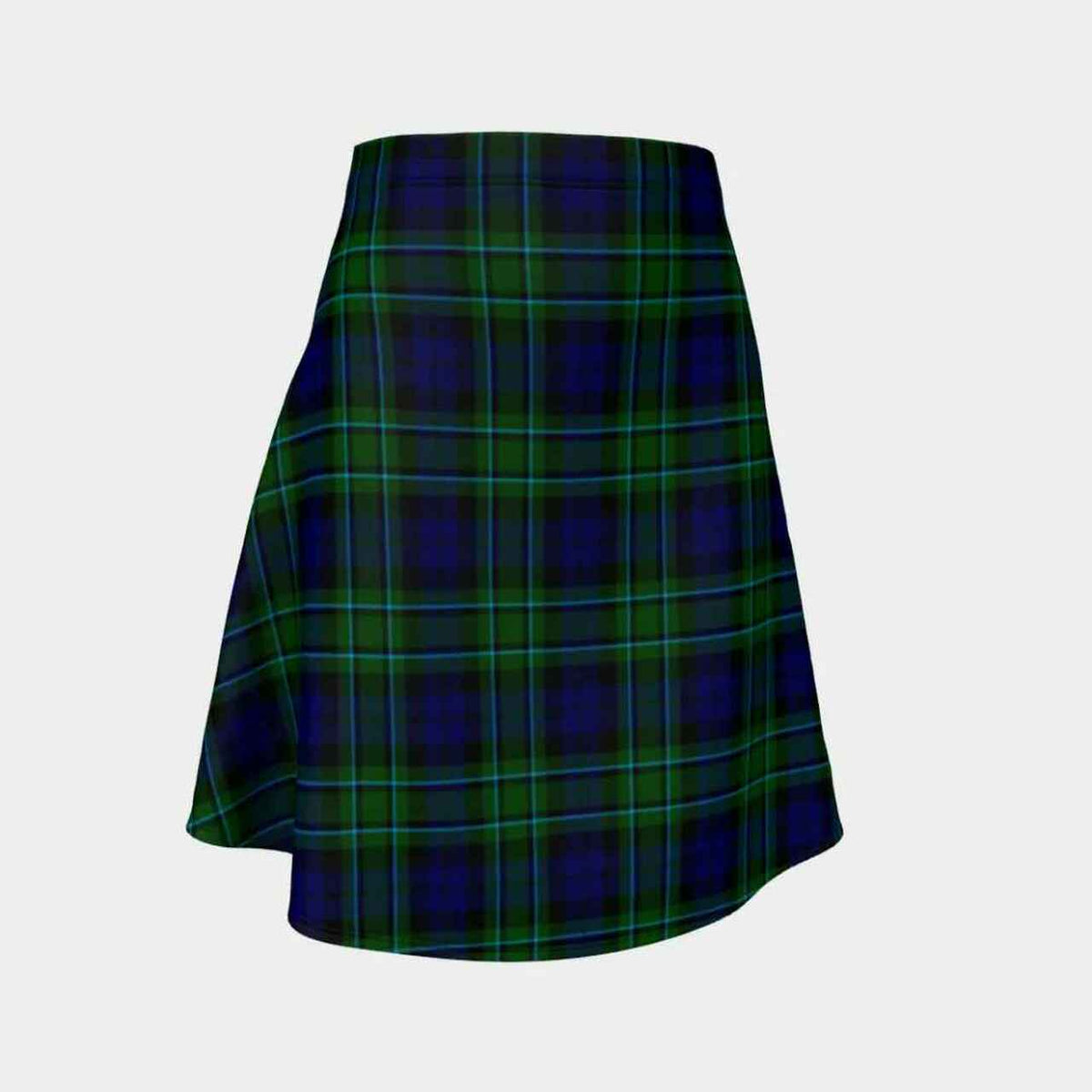 MacCallum Modern Tartan Flared Skirt