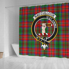 MacCulloch (McCulloch) Tartan Crest Shower Curtain