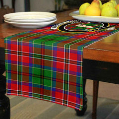 MacCulloch (McCulloch) Tartan Crest Table Runner - Cotton table runner