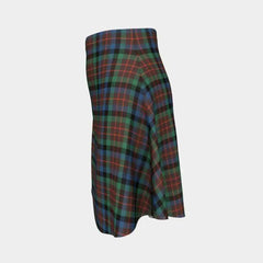 MacDuff Hunting Ancient Tartan Flared Skirt