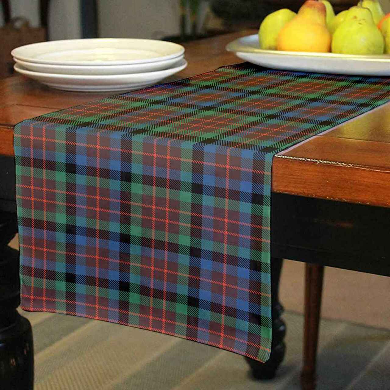 MacDuff Hunting Ancient Tartan Table Runner - Cotton table runner