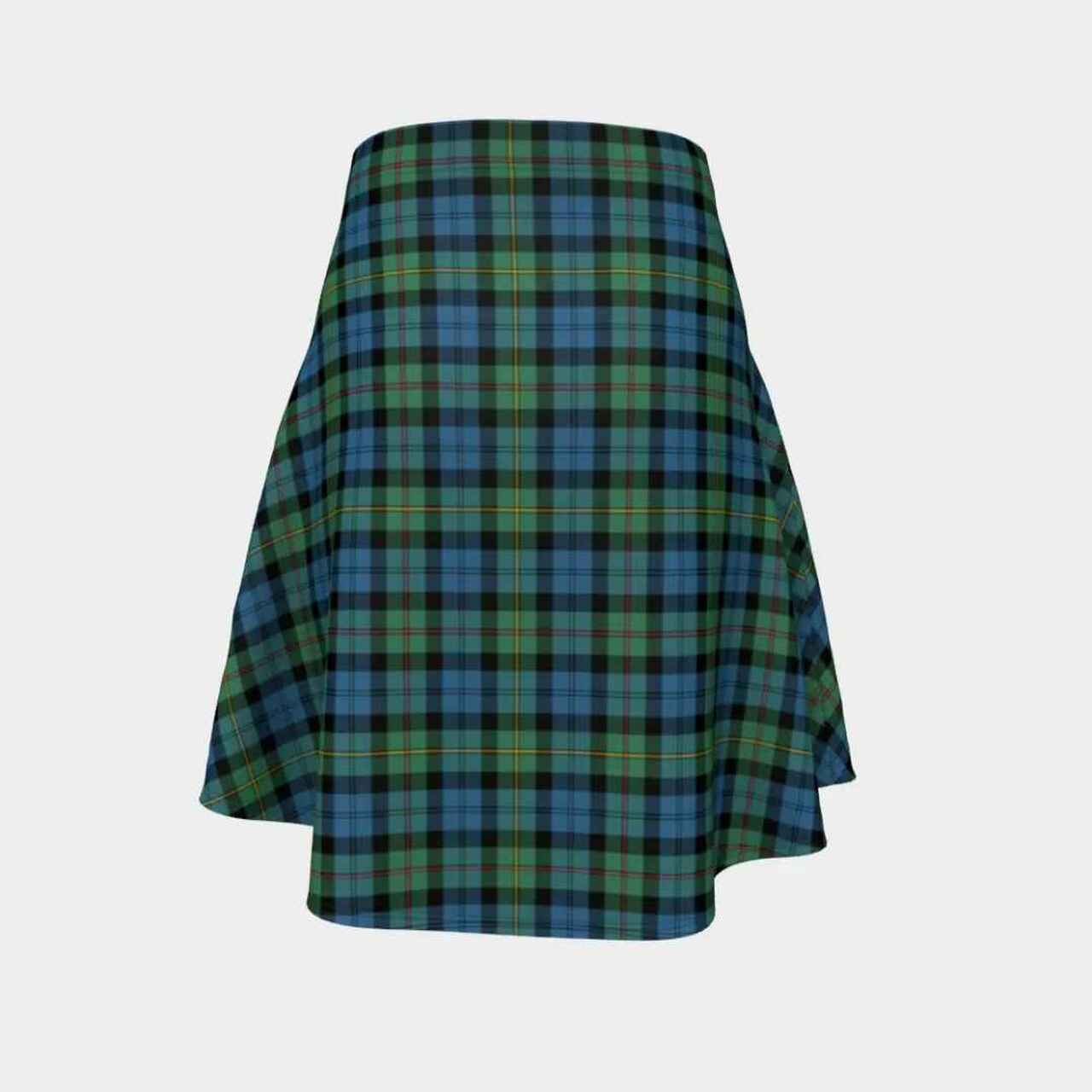 MacEwen Ancient Tartan Flared Skirt