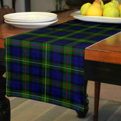 MacEwen Modern Tartan Table Runner - Cotton table runner