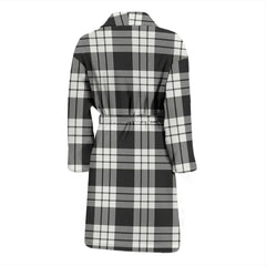 MacFarlane Black & White Ancient Tartan Bathrobe