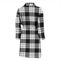 MacFarlane Black & White Tartan Bathrobe