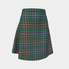 MacFarlane Hunting Ancient Tartan Flared Skirt