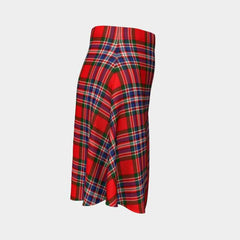 MacFarlane Modern Tartan Flared Skirt