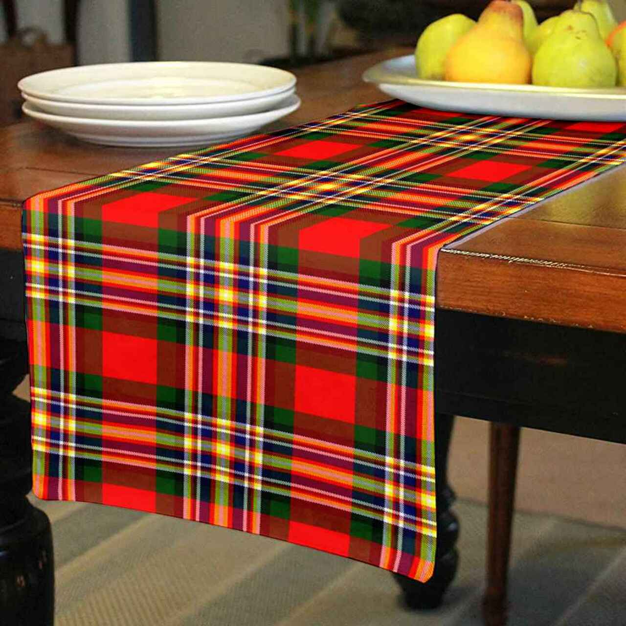 MacGill Modern Tartan Table Runner - Cotton table runner