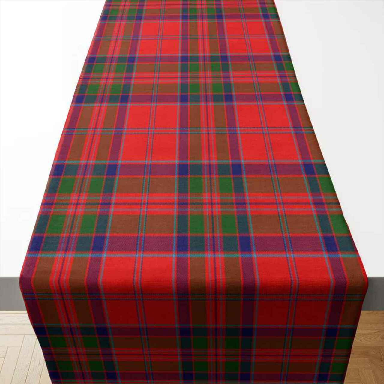 MacGillivray Modern Tartan Table Runner - Cotton table runner