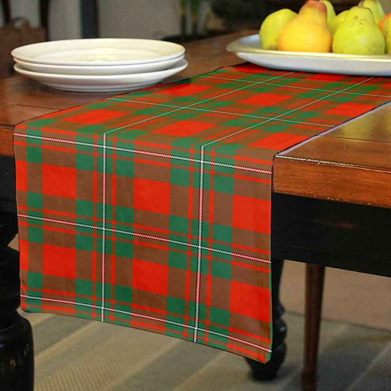 MacGregor Ancient Tartan Table Runner - Cotton table runner