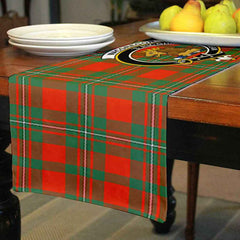 MacGregor Tartan Crest Table Runner - Cotton table runner