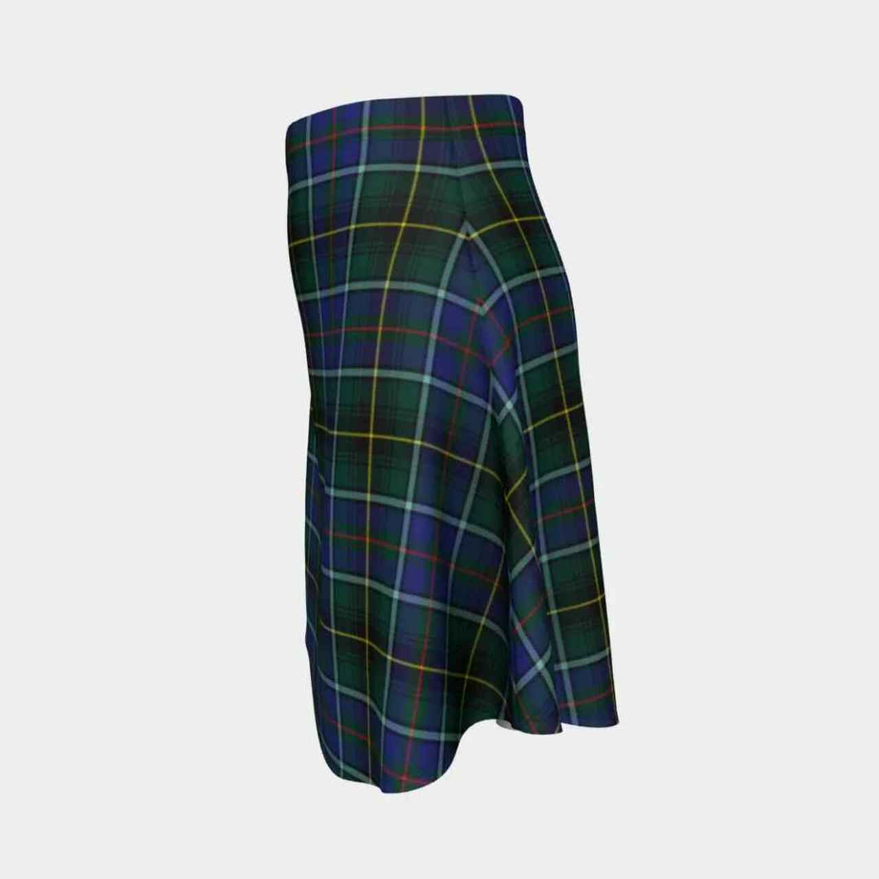 MacInnes Modern Tartan Flared Skirt