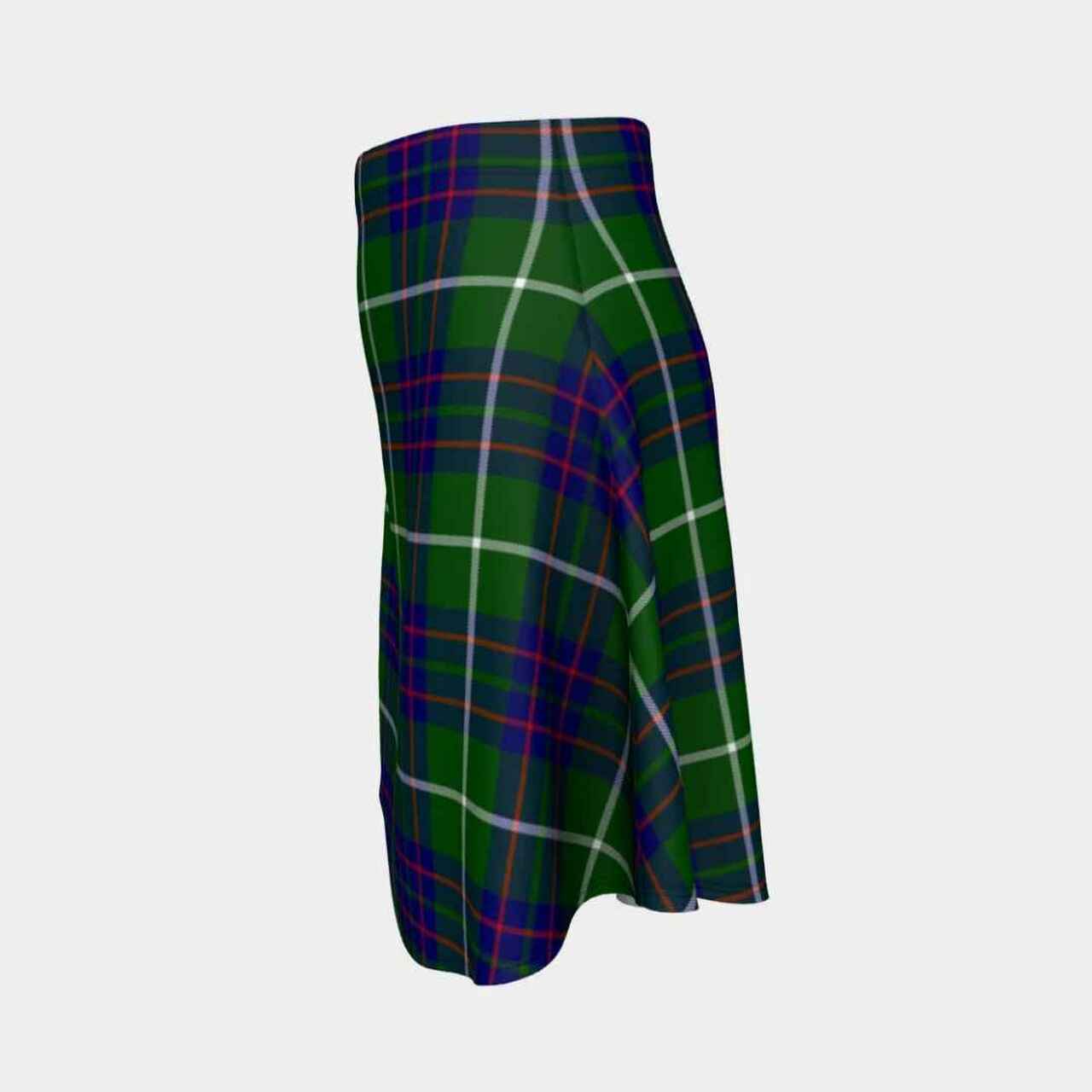 MacIntyre Hunting Modern Tartan Flared Skirt