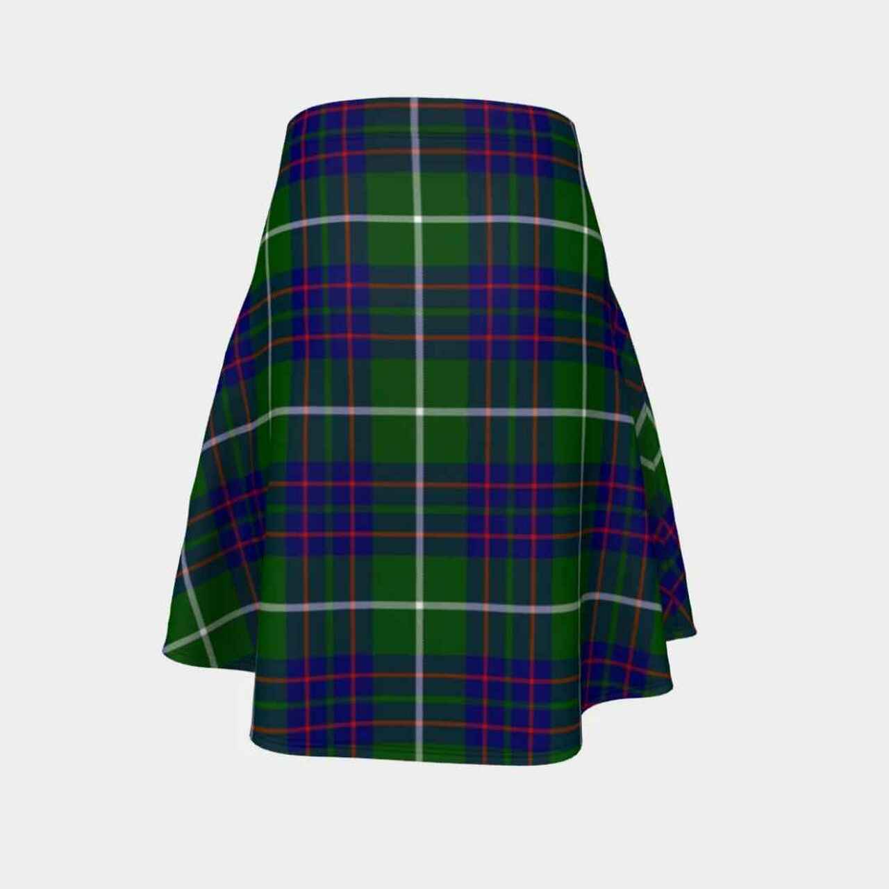 MacIntyre Hunting Modern Tartan Flared Skirt