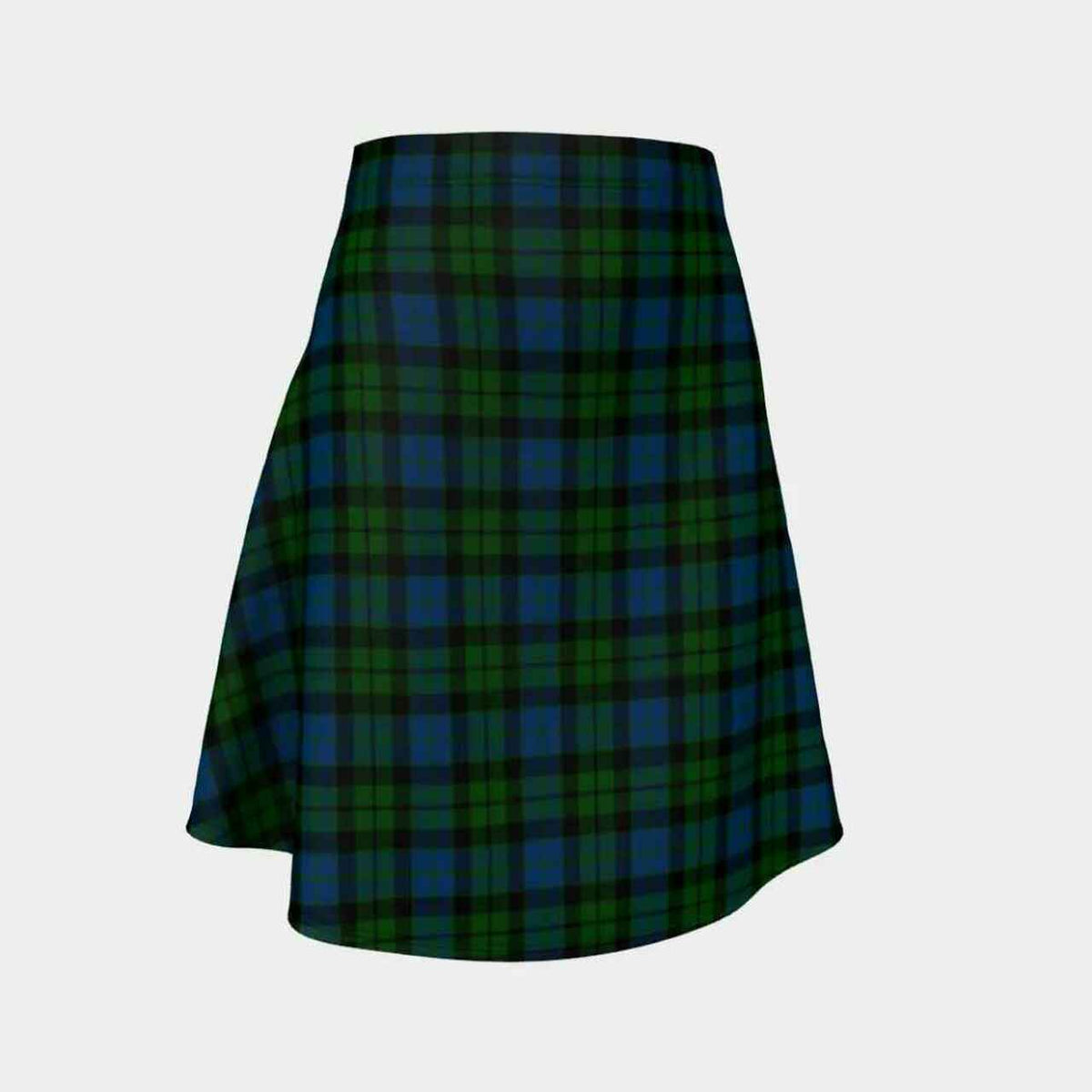 MacKay Modern Tartan Flared Skirt