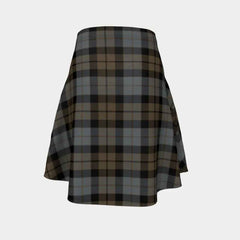 MacKay Weathered Tartan Flared Skirt