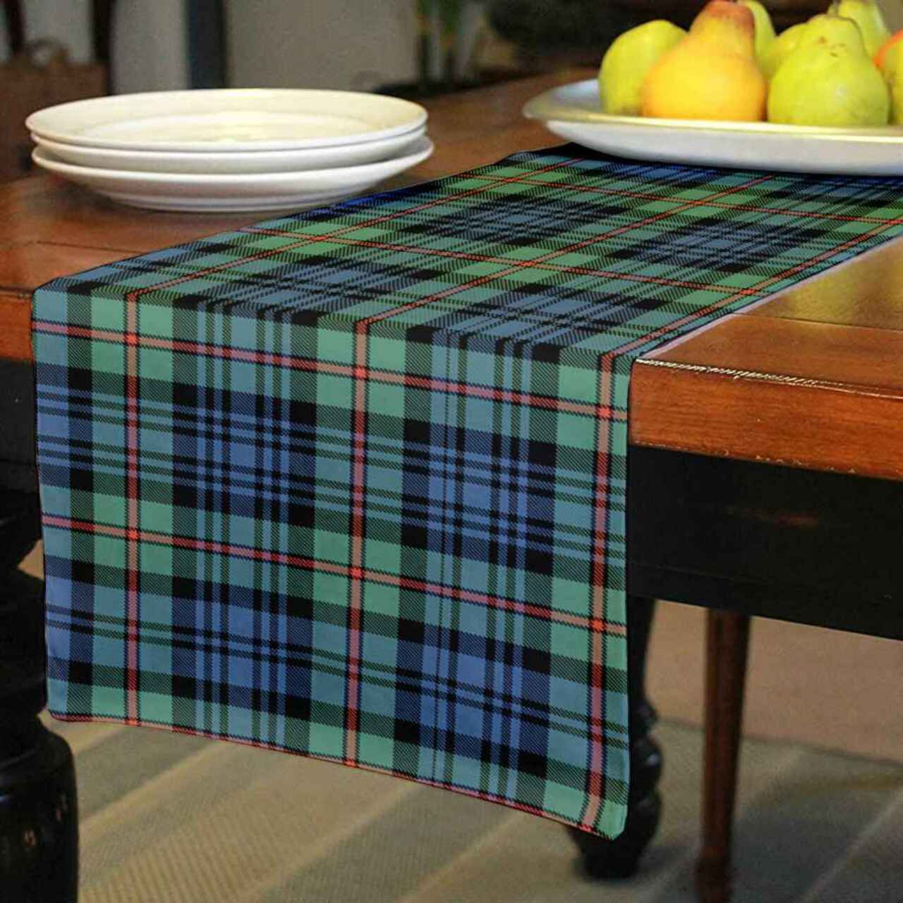 MacKinlay Ancient Tartan Table Runner - Cotton table runner