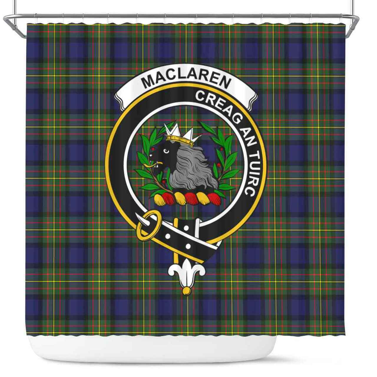 MacLaren Tartan Crest Shower Curtain