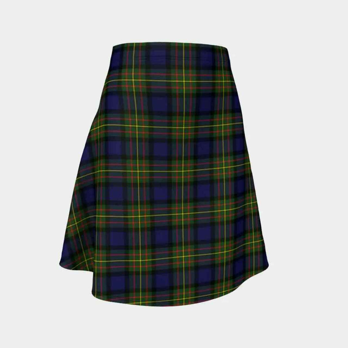 MacLaren Modern Tartan Flared Skirt