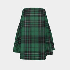 Maclean Hunting Ancient Tartan Flared Skirt