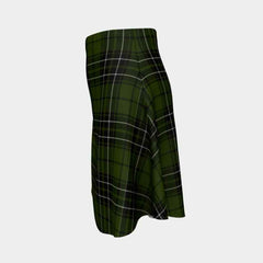 MacLean Hunting Tartan Flared Skirt