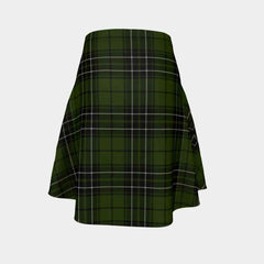 MacLean Hunting Tartan Flared Skirt