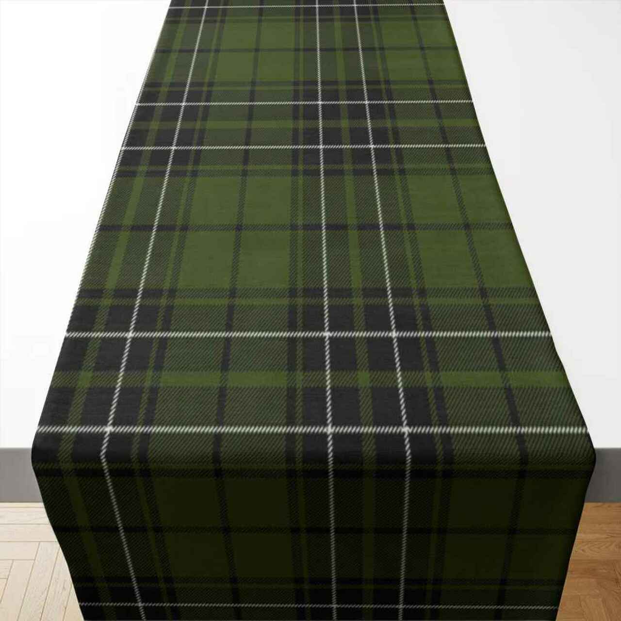 MacLean Hunting Tartan Table Runner - Cotton table runner