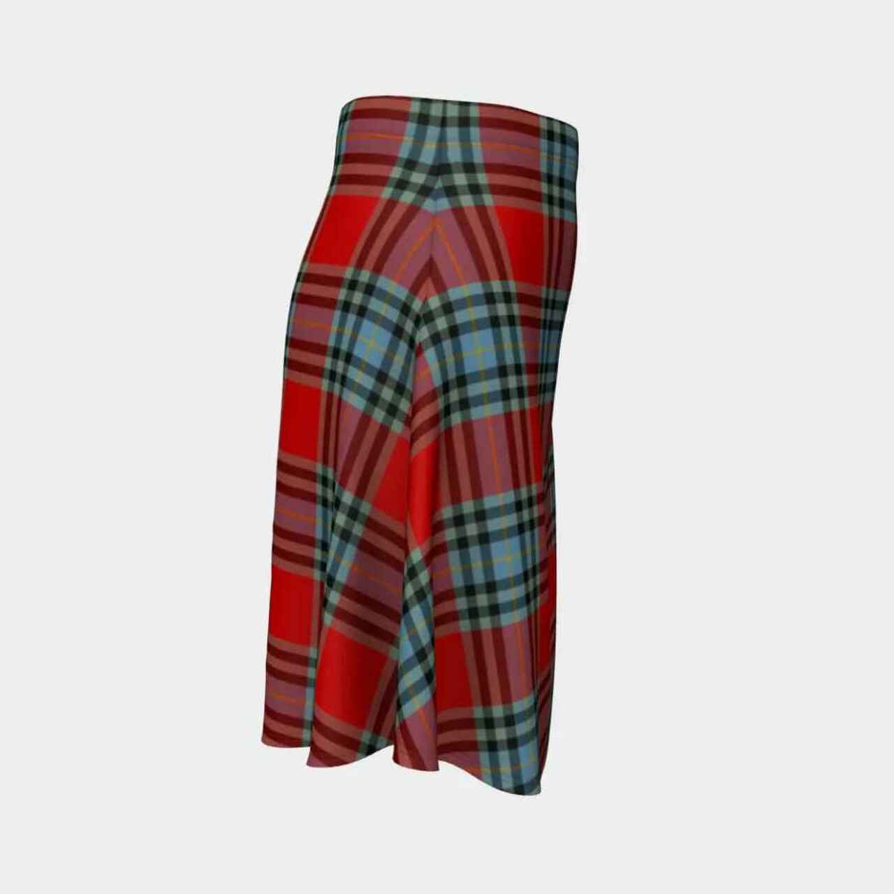 MacLeay Tartan Flared Skirt