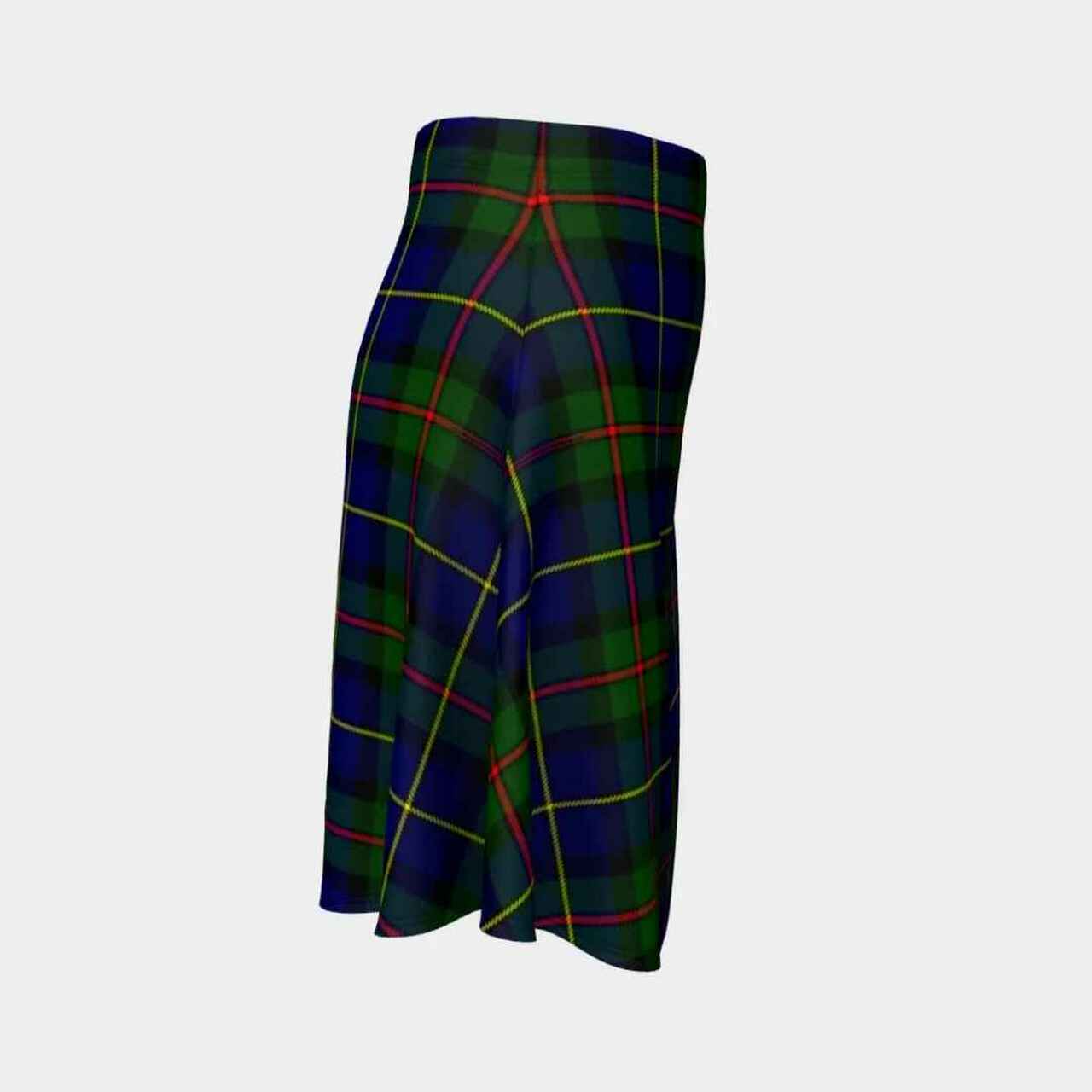 MacLeod of Harris Modern Tartan Flared Skirt