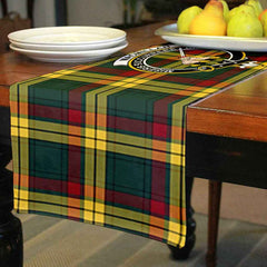 MacMillan Tartan Crest Table Runner - Cotton table runner