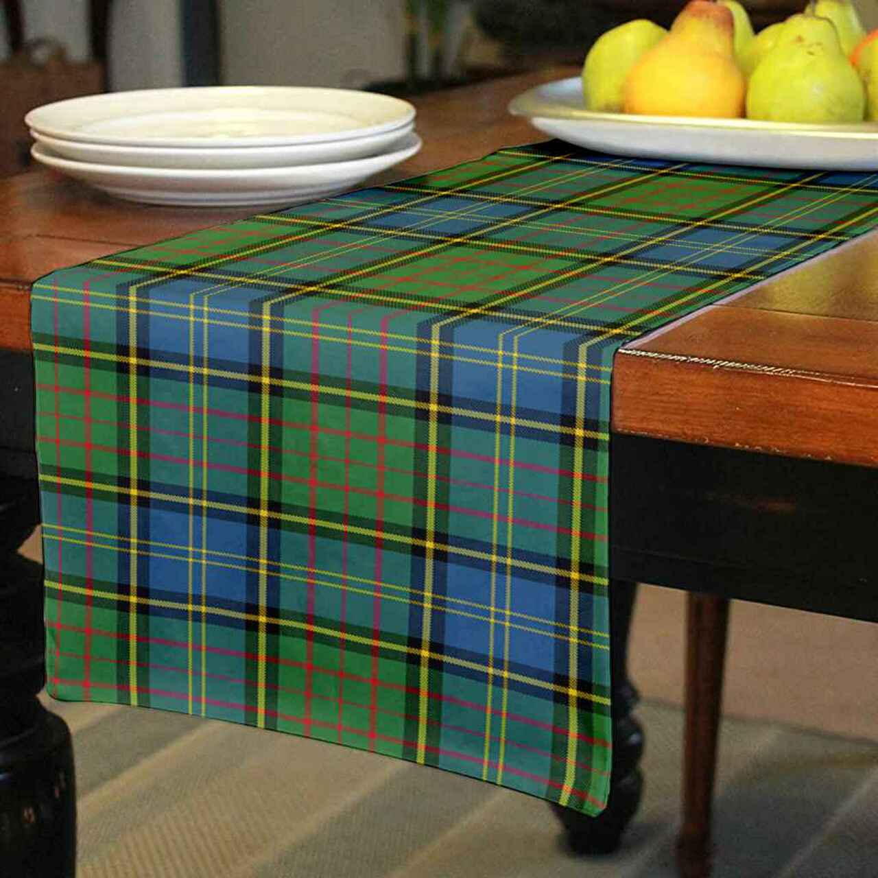 MacMillan Hunting Ancient Tartan Table Runner - Cotton table runner