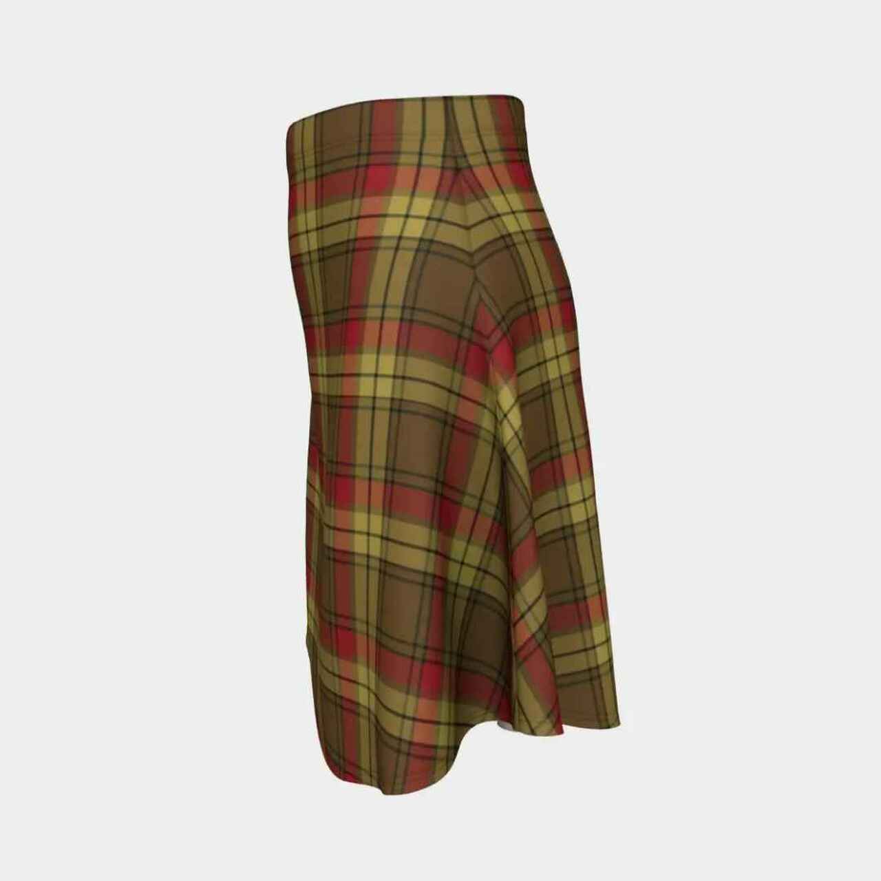 MacMillan Old Weathered Tartan Flared Skirt