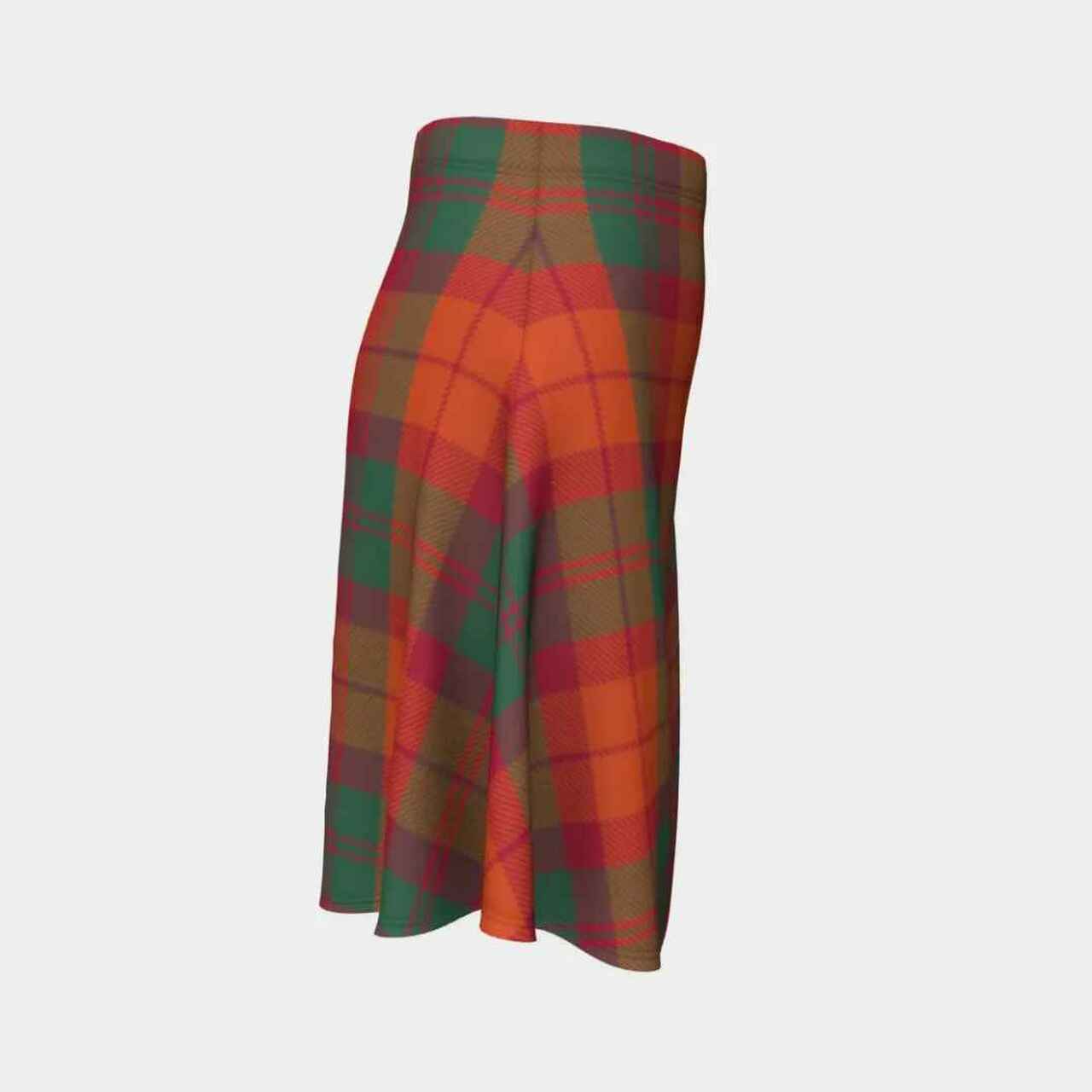 MacNab Ancient Tartan Flared Skirt