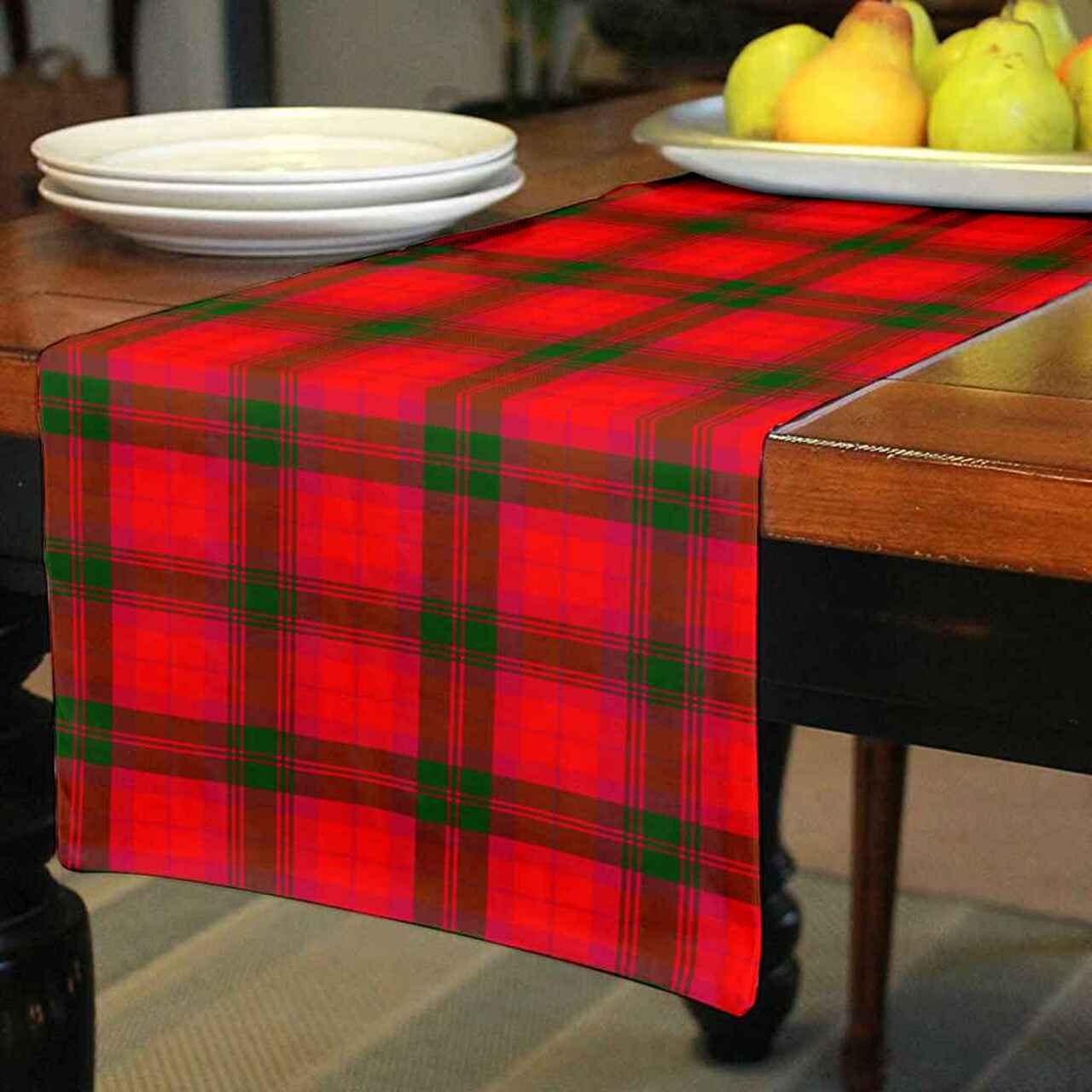 MacNab Modern Tartan Table Runner - Cotton table runner