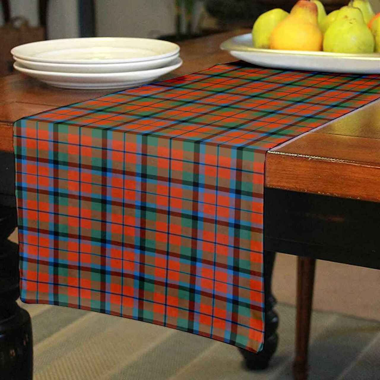 MacNaughton Ancient Tartan Table Runner - Cotton table runner