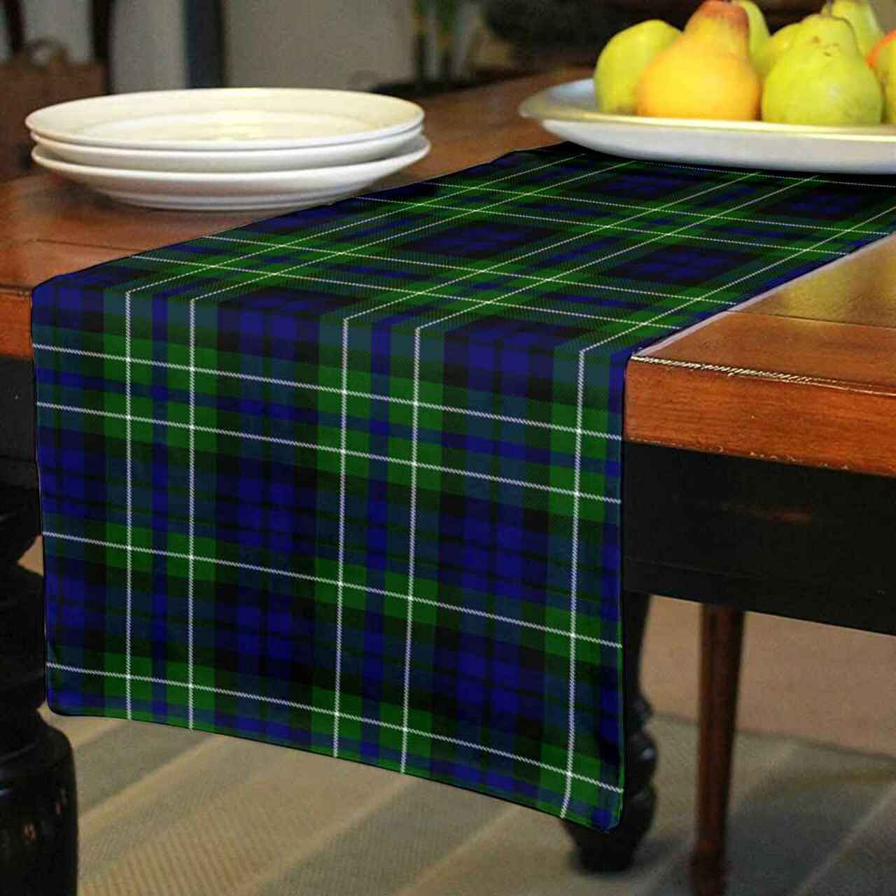 MacNeil of Colonsay Modern Tartan Table Runner - Cotton table runner