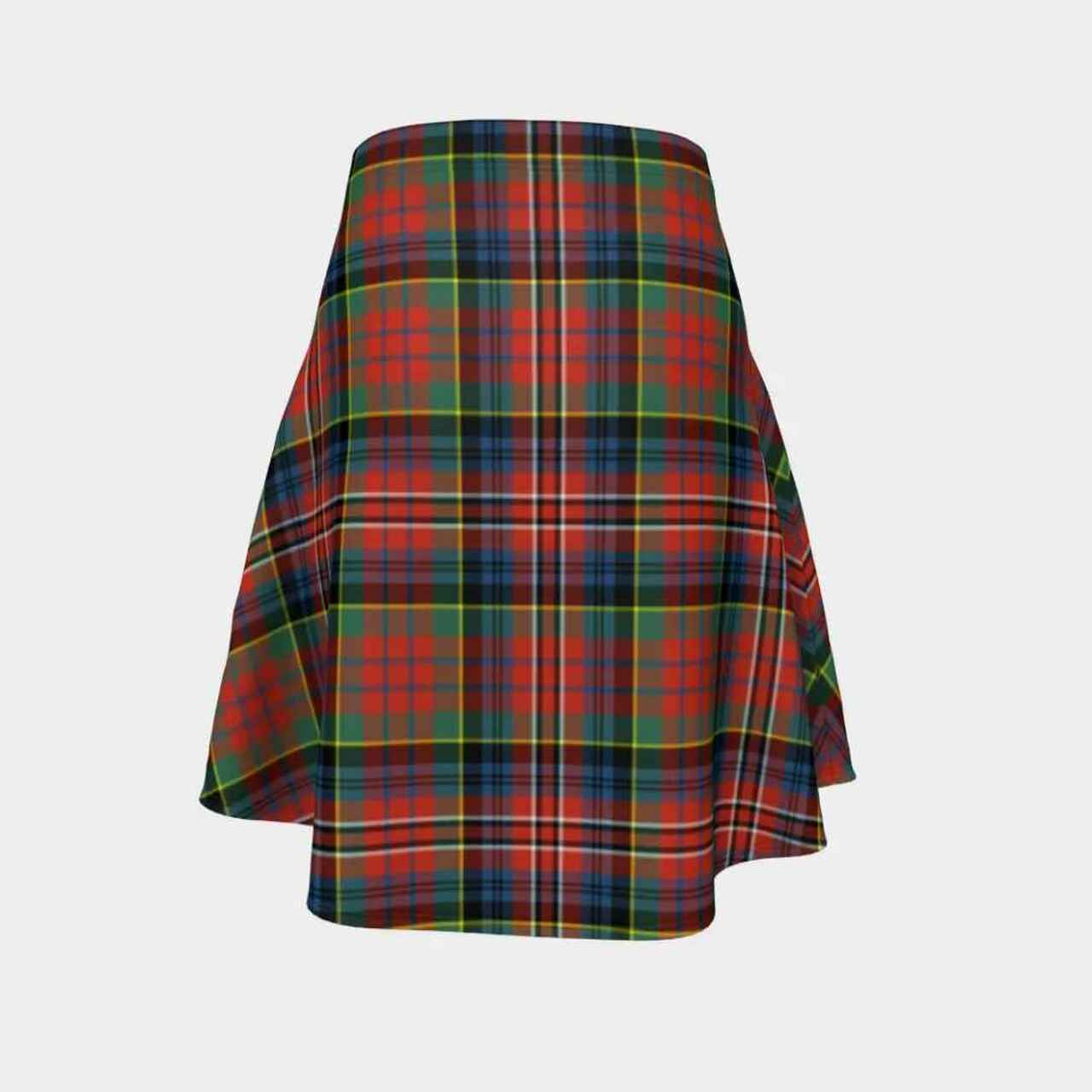 MacPherson Ancient Tartan Flared Skirt