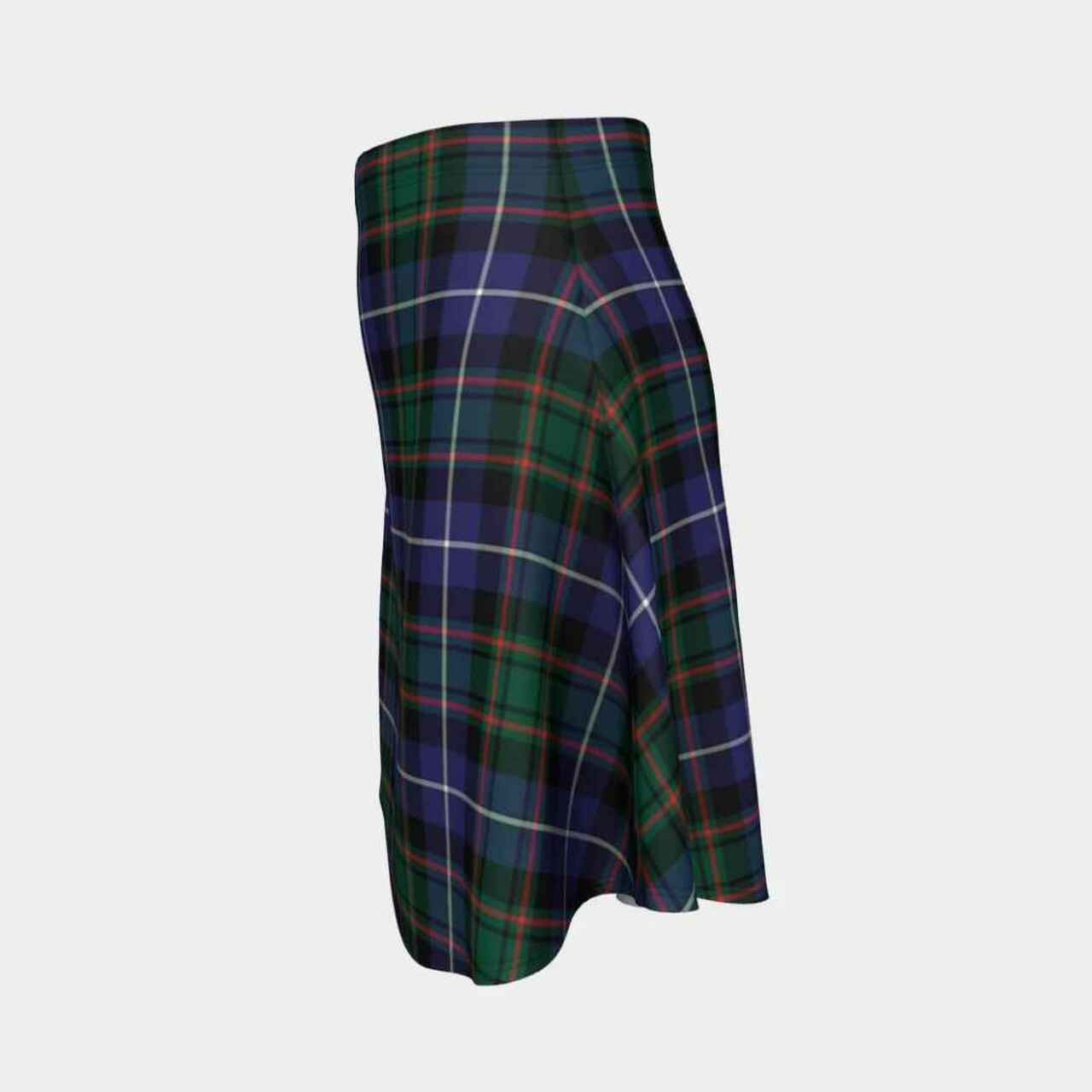 MacRae Hunting Modern Tartan Flared Skirt