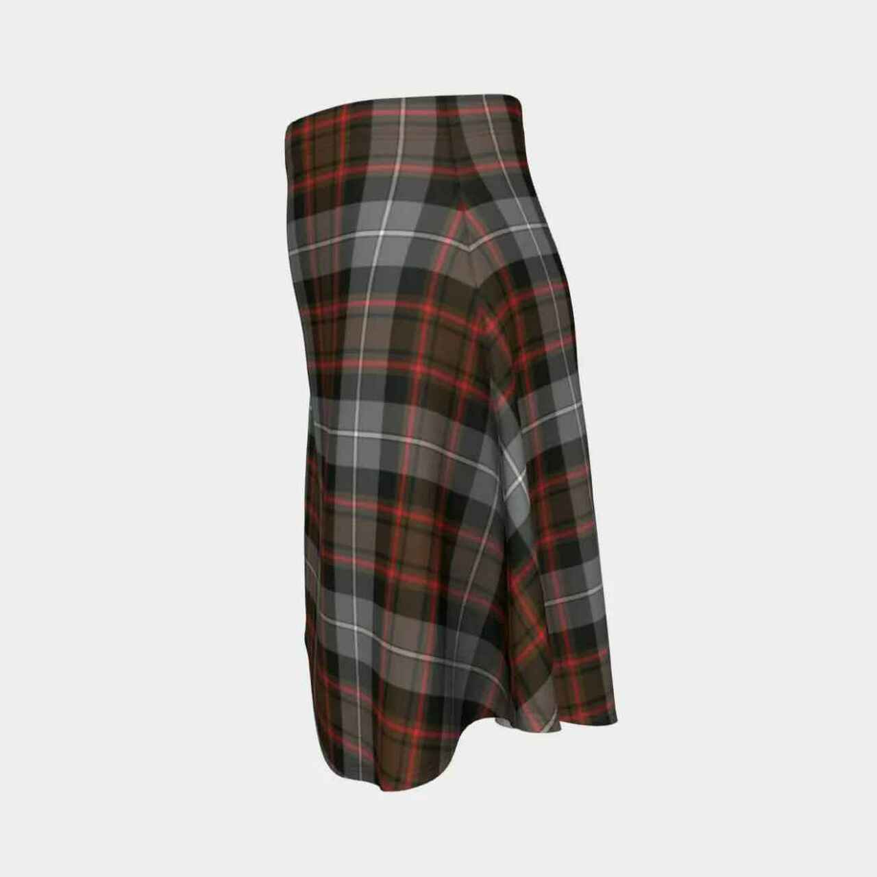 MacRae Hunting Weathered Tartan Flared Skirt