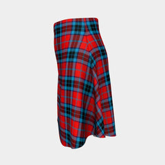 MacTavish Modern Tartan Flared Skirt